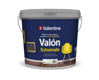 PINTURA PLASTICA BLANCA EXTRA MATE 12L VALÓN  - 1