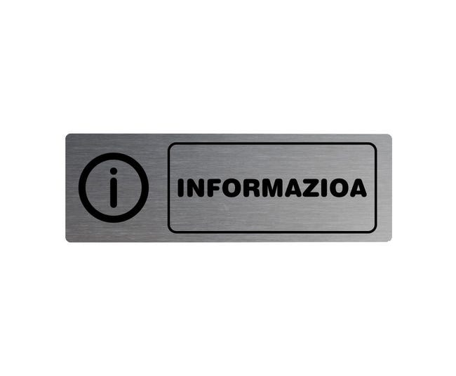 PLACA INFORMATIVA INFORMAZIOA 23 CM - 1