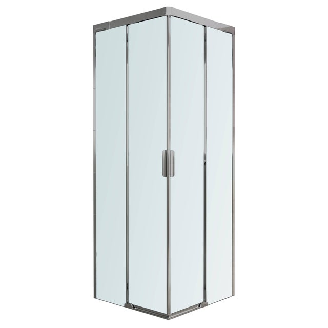 MAMPARA DE DUCHA ANGULAR CORREDERA GALA KLEVAN 100CM CROMO