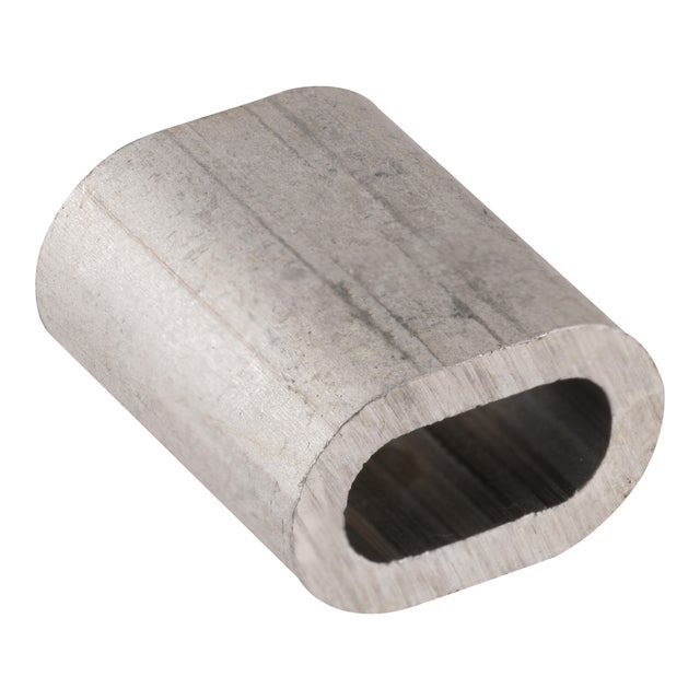 CASQUILLOS MANGUITOS ALUMINIO PARA CABLE 5 MM. 8 UDS