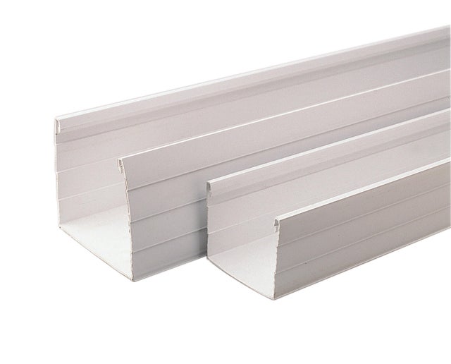 CANALÓN EVACUACIÓN PLUVIALES TRAPECIAL Ø26CM 3M PVC BLANCO