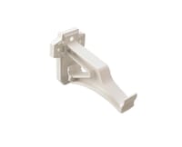 GANCHO EVACUACIÓN PLUVIALES BANDA VERTICAL  26MM PVC BLANCO - 1