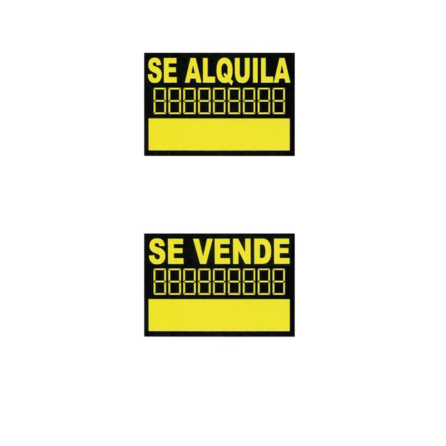 SEÑAL CARTEL ALQUILA-VENDE 1UD