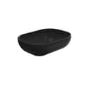 LAVABO SOBREPONER OVALADO 46.5X34X12CM NEGRO MATE - 1