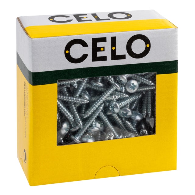 TORNILLOS ROSCA CHAPA PARA METAL CINCADOS 4,2X25MM. 250UDS