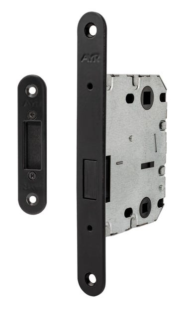 PICAPORTE MAGNETICO NEGRO MATE MOD 819 AYR  - 1