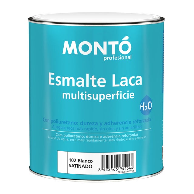 BASE ESMALTE ACRILICO BRILLANTE MULTIADHERENTE 750ML TONOS MEDIOS