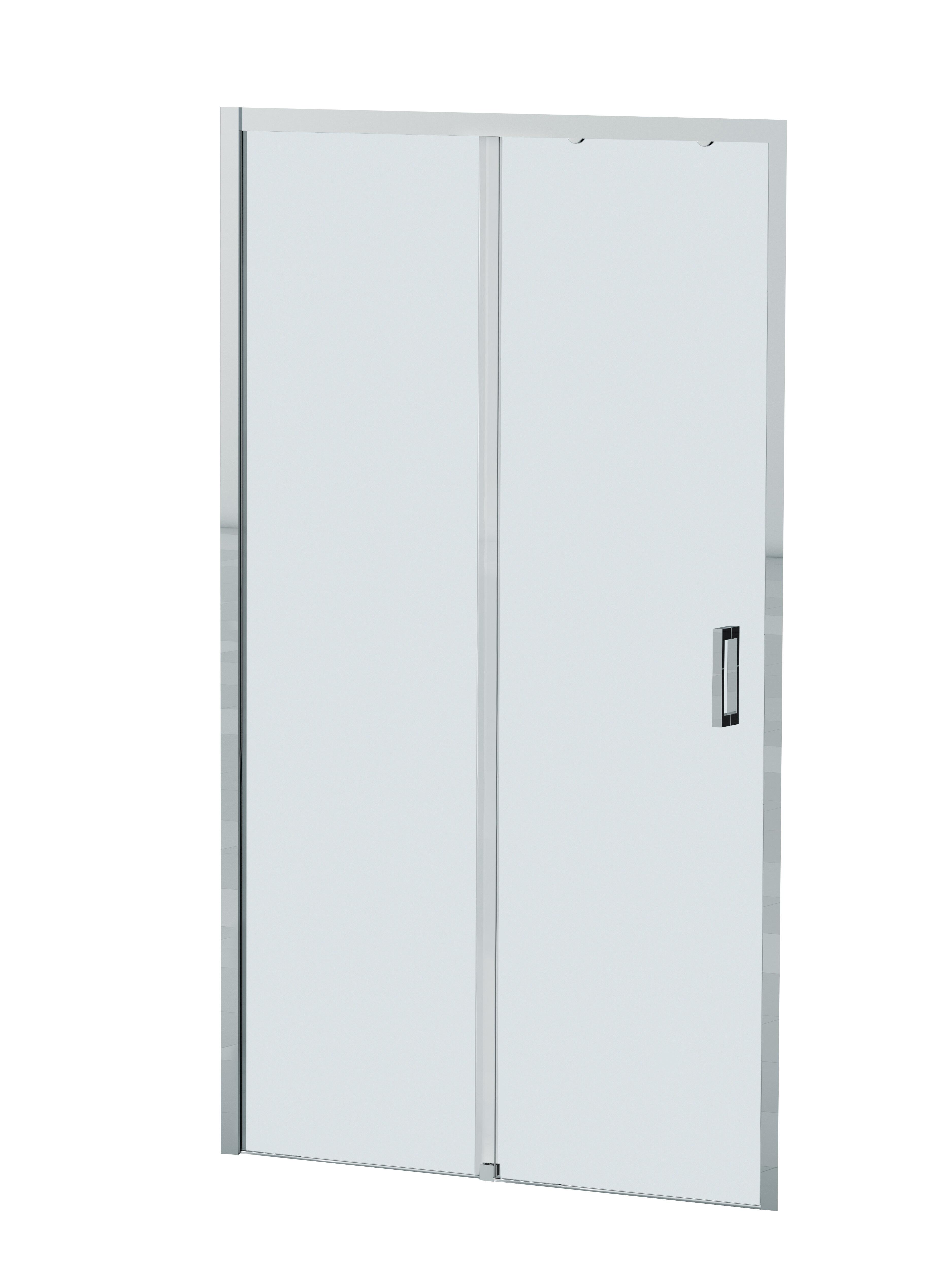 MAMPARA DE DUCHA LATERAL CORREDERA DENVER 75CM CROMO - 2