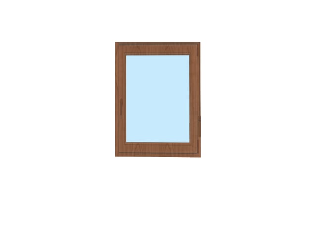 VENTANA PVC OSCILOBATIENTE ROBLE 70X100CM