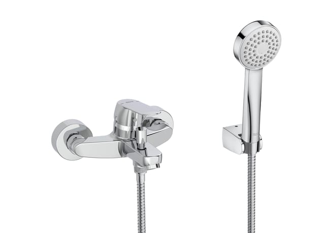 GRIFO BAÑERA MONOMANDO ROCA ALFA CROMADO - 1