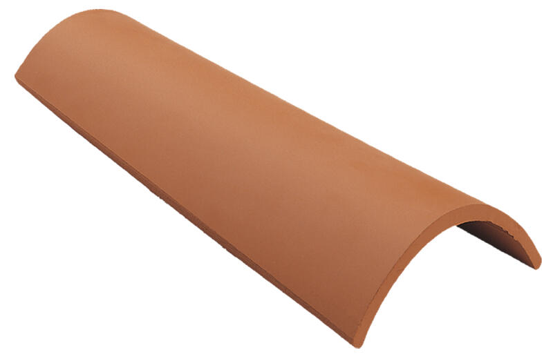 TEJA CERÁMICA CURVA ROJO 40X19 CM - 3