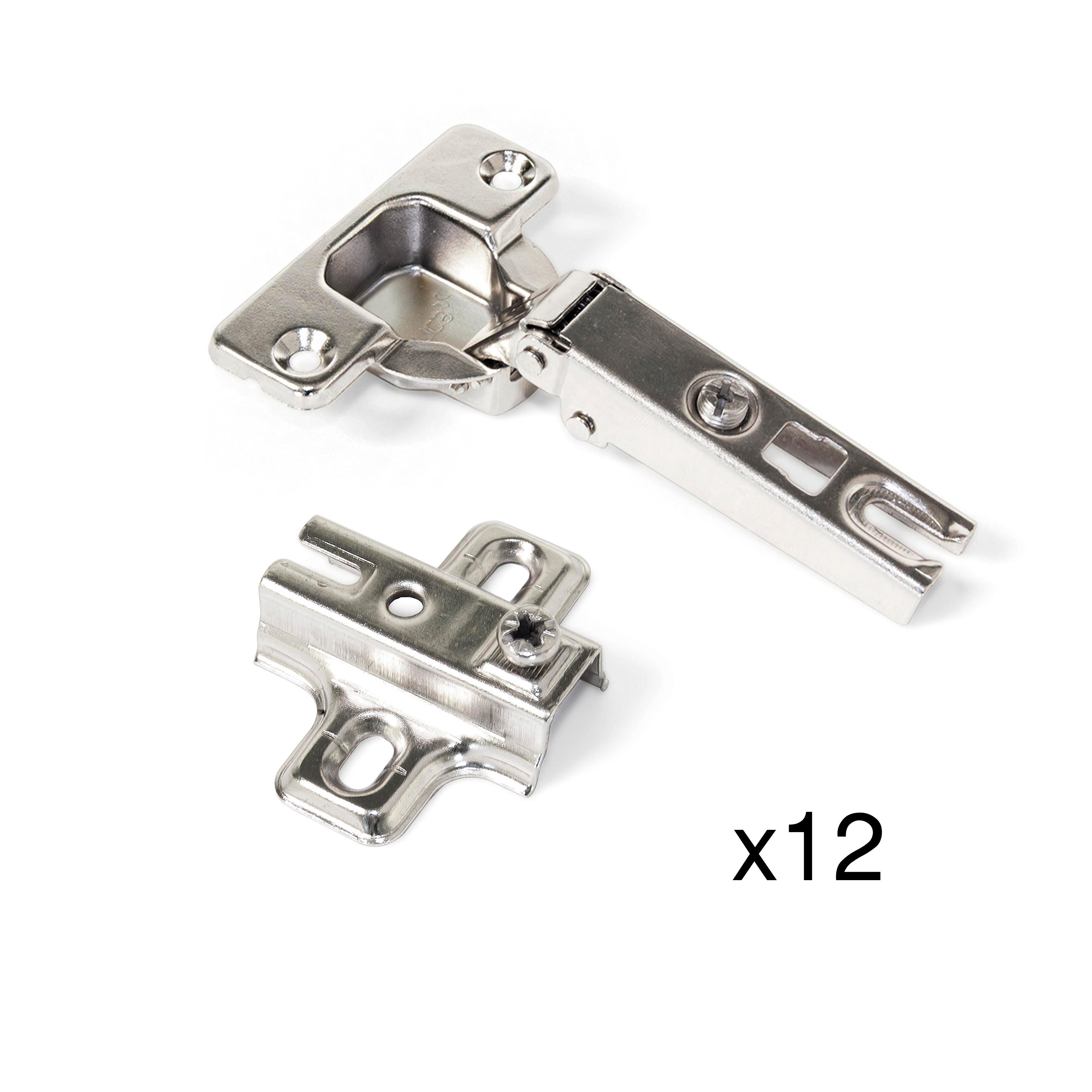 BISAGRA DE CAZOLETA 35MM APERTURA 110º RECTA 12 UDS X95 - 2