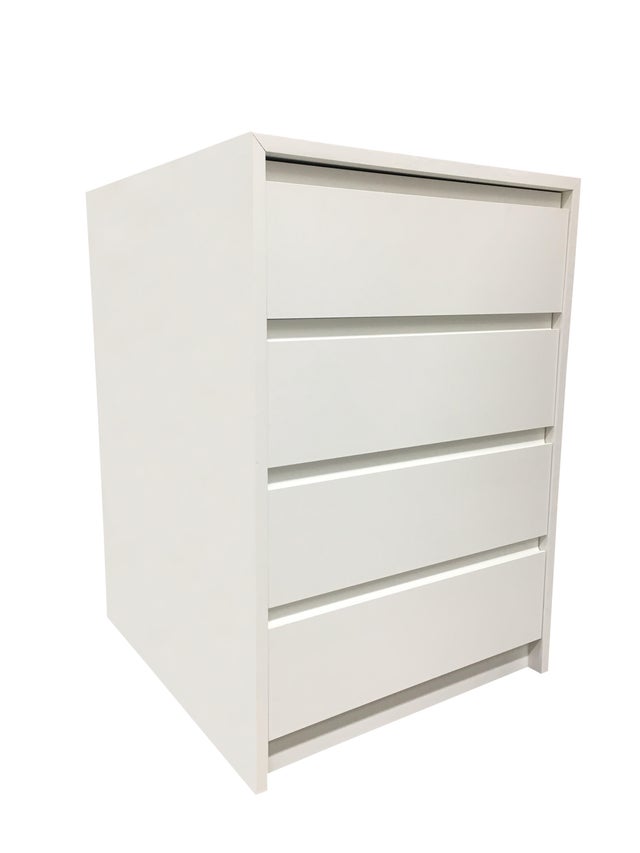 CAJONERA PARA ARMARIO MONTADA 4 CAJONES BLANCO 72X90X55CM