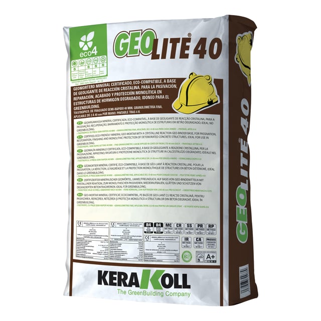MORTERO REPARADOR R4 KERAKOLL GEOLITE-40 25 KG