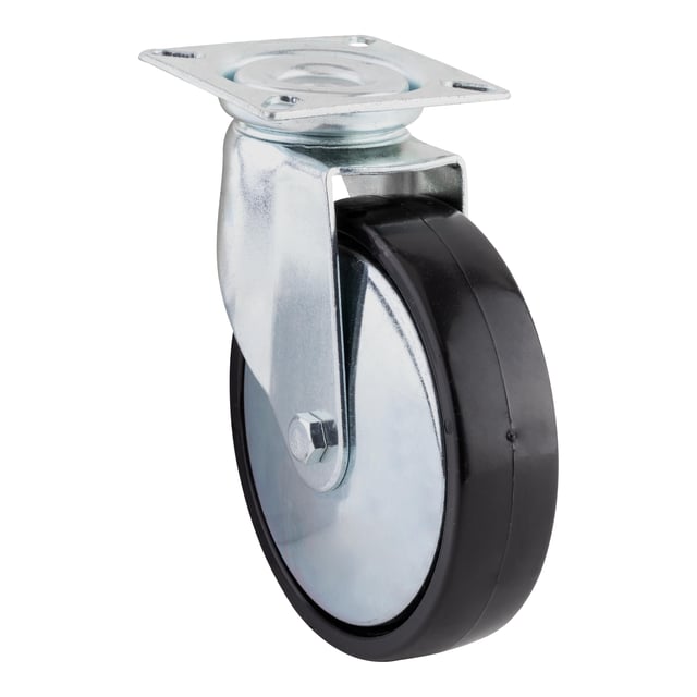 RUEDA 100MM POLIAMIDA. HASTA 70KG. LLANTA METAL