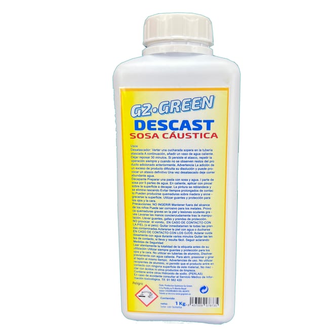 DESATASCADOR PERLAS SOSA CAUSTICA 1KG - 1