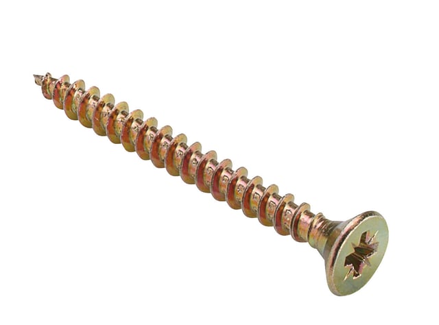 TORNILLOS TIRAFONDO PARA MADERA BICROMATADOS 4X60MM. 200UDS