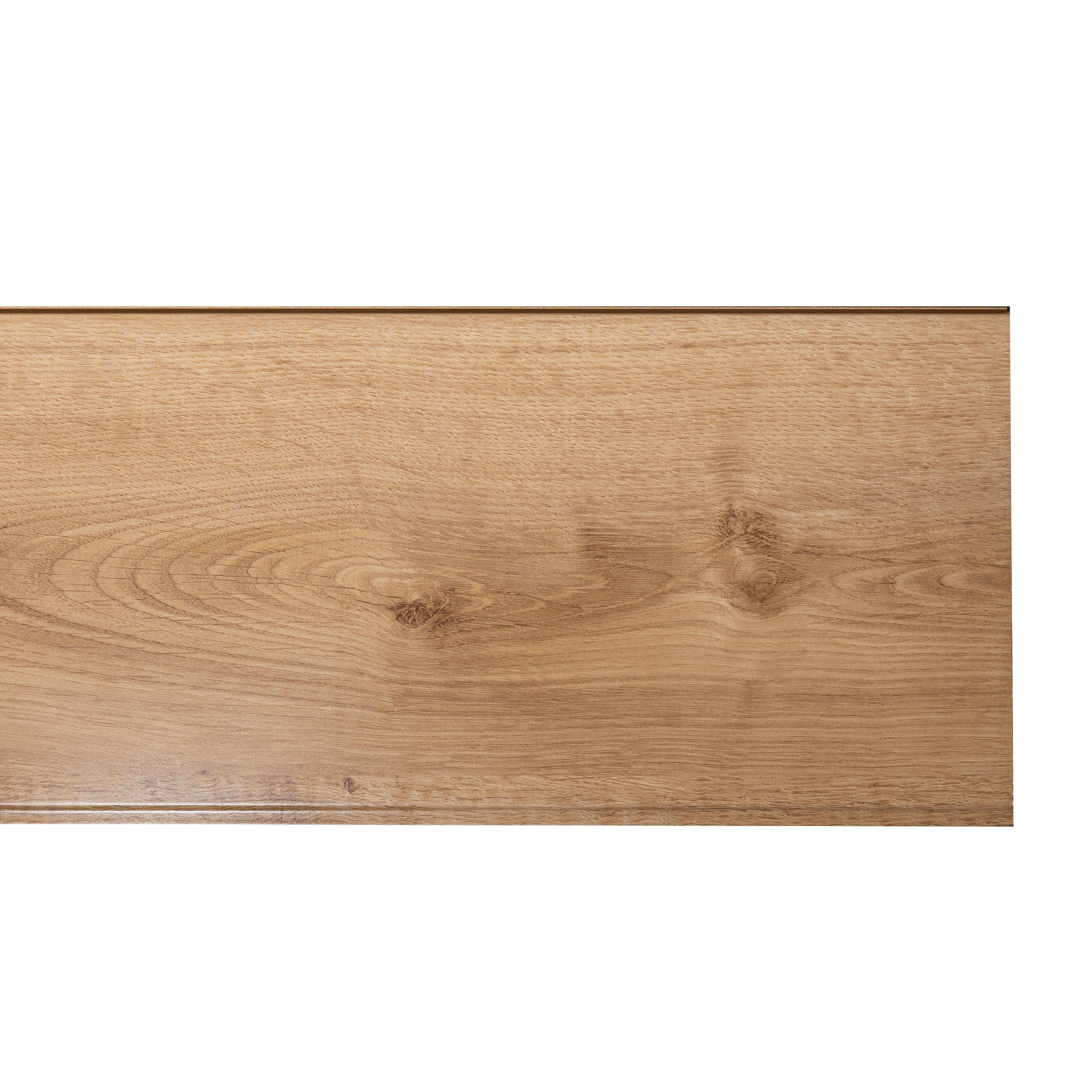 FRISO MDF MELAMINA REVESTIDO ACABADO ROBLE DORADO  LAMA 260 X 21 X 0,7 CM - 2