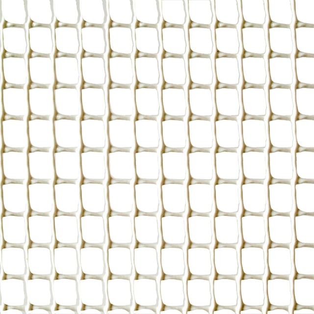 MALLA PLÁSTICA CUADRADA BLANCO 10MM 1X5 M