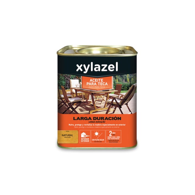 ACEITE PARA TECA LARGA DURACIÓN XYLAZEL 750ML
