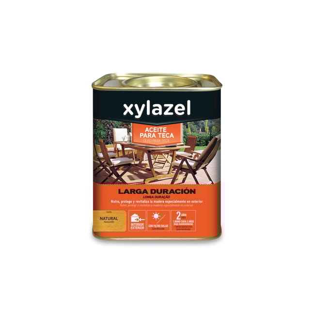 ACEITE PARA TECA LARGA DURACIÓN XYLAZEL 750ML - 1