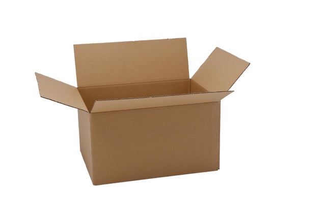 CAJAS DE CARTON PARA MUDANZA CANAL SIMPLE 40X29X22CM ( 23 L ). 10 UDS