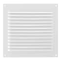 REJILLA DE VENTILACION SOBREPONER ALUMINIO BLANCO 15 X 15 CM ESPESOR 0.6  MM - 1