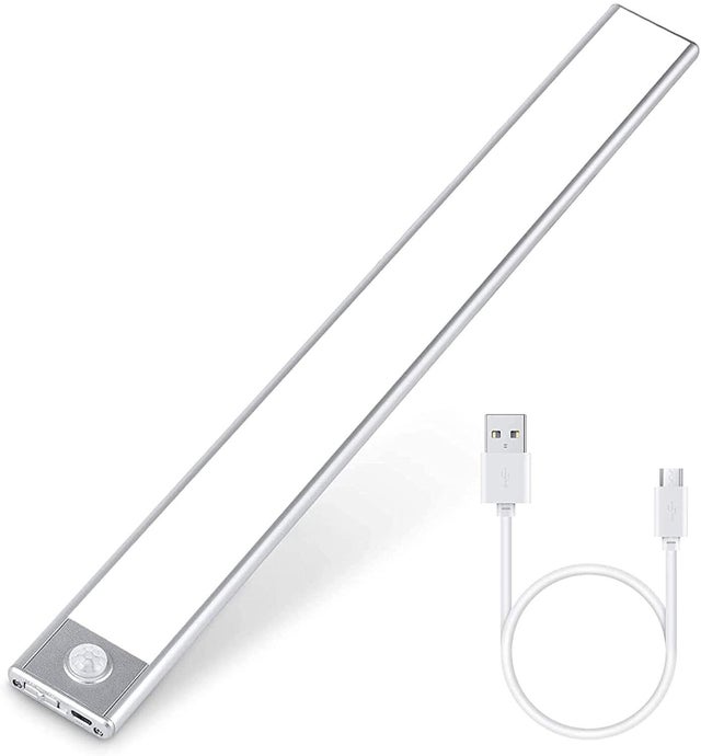 REGLETA LED SLIM GRIS 60CM RECARGABLE