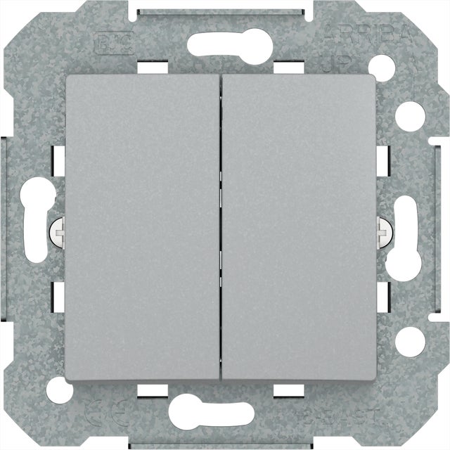 CONMUTADOR DOBLE SERIE SERIE VIVA PLATA
