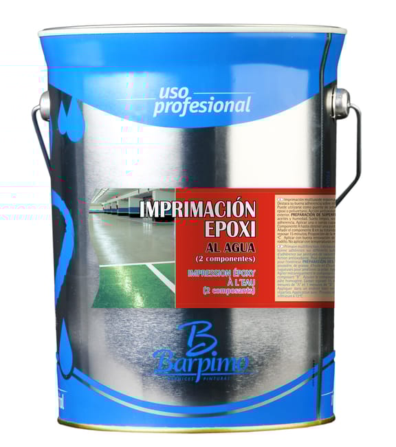 IMPRIMACIÓN EPOXI PARA PISCINAS  AL AGUA + CATALIZADOR 4.5KG BLANCO - 1
