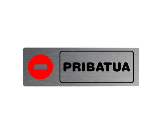 SEÑAL PLACA INFORMATIVA PRIVADA 1UD - 1