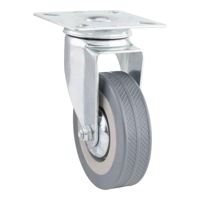 RUEDA 75MM GOMA. HASTA 50KG. LLANTA METAL