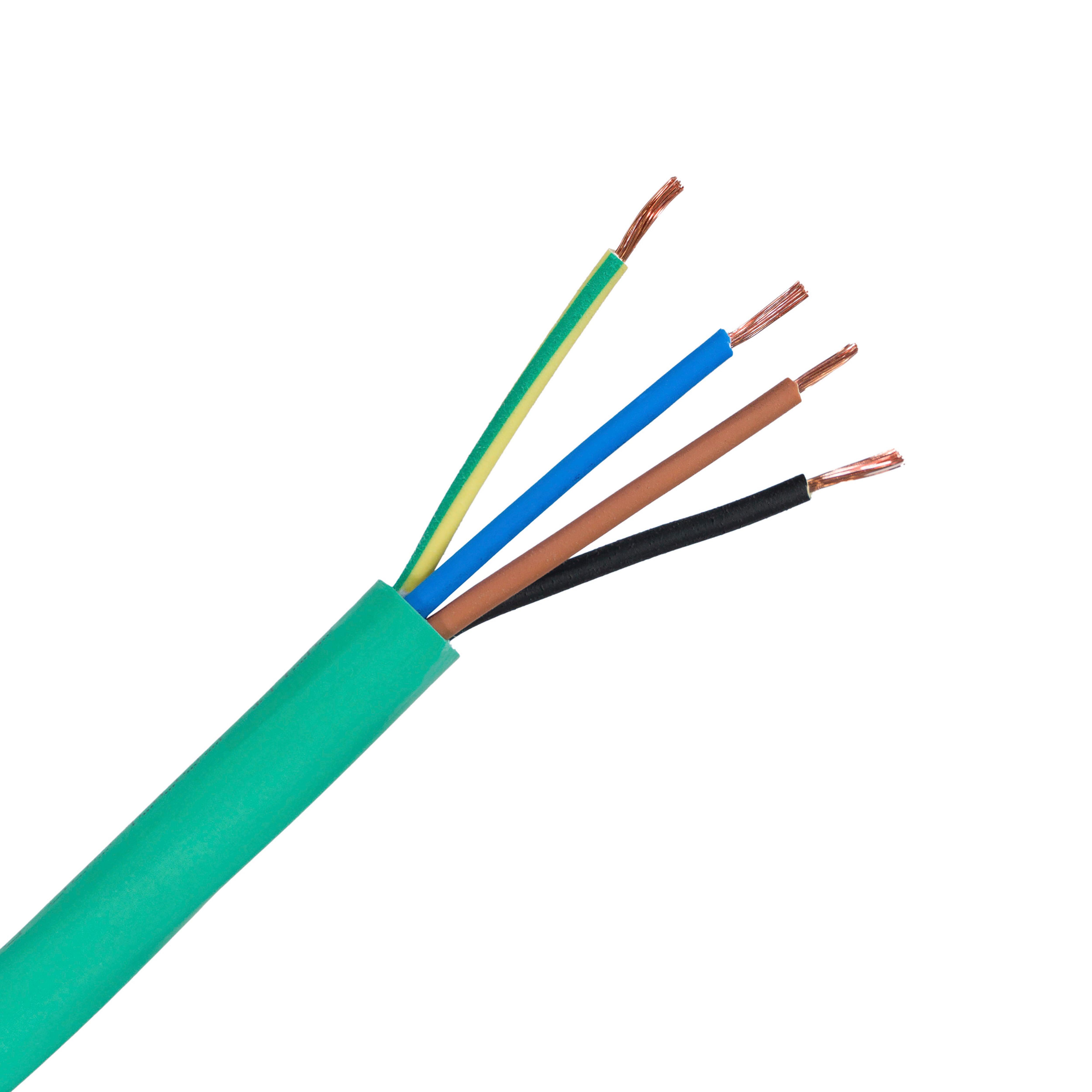 CABLE LIBRE DE HALÓGENOS RZ1-K 4G 1.5MM2 VERDE METRO LINEAL - 2