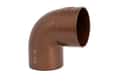 CODO 87º Ø90MM MACHO-HEMBRA COBRE - 1