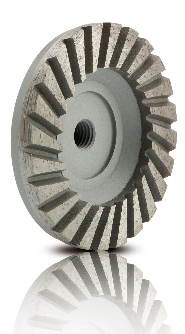 PLATO SEGMENTO ALUMINIO MACIZO M14 Ø125