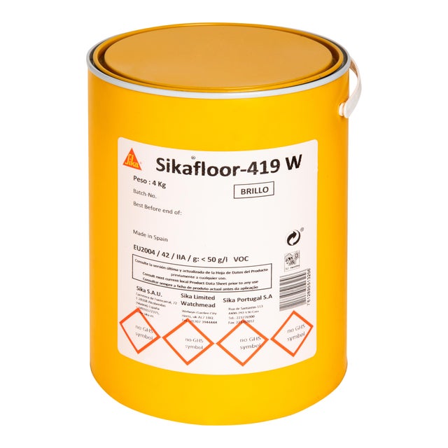 SELLADOR SIKAFLOOR 419W 4 KG MATE
