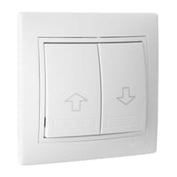 PULSADOR PERSIANA SERIE EUROPA BLANCO - 1