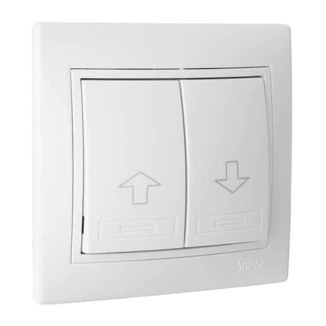 PULSADOR PERSIANA SERIE EUROPA BLANCO - 1