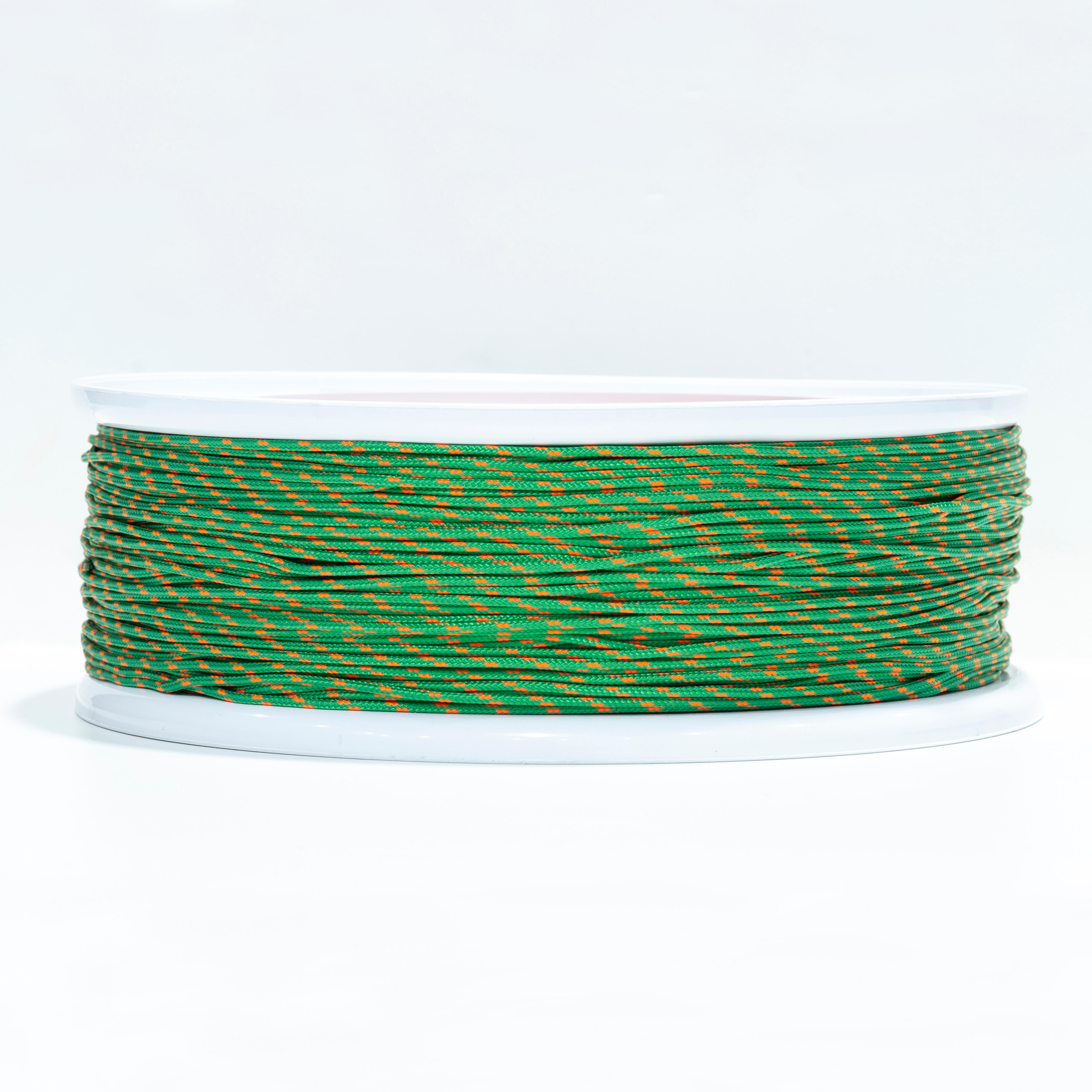 CORDON POLIAMIDA Y POLIESTER TRENZADA CON ALMA 2.5MM.  1M  VERDE ROMBULL - 3