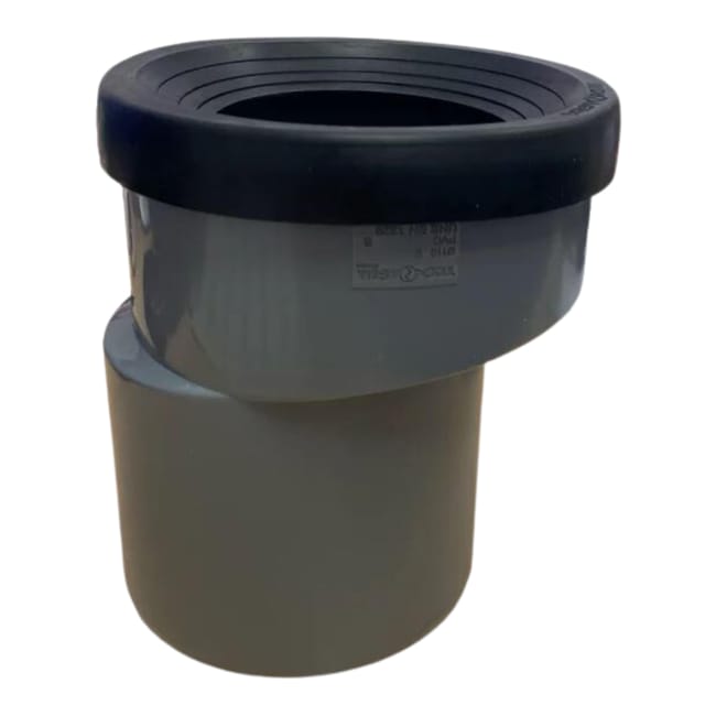 MANGUITO INODORO EXCÉNTRICO Ø110MM PVC - 1