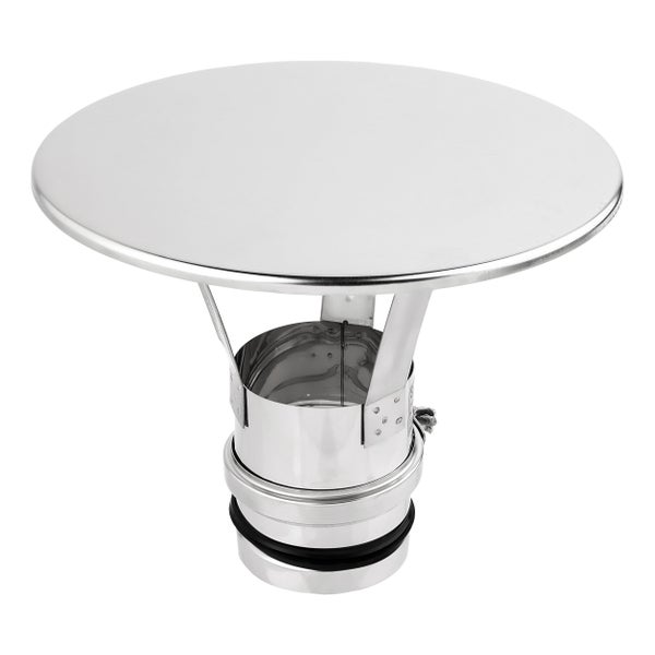 SOMBRERETE INOXIDABLE PARED SIMPLE 80MM