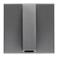 SALIDA CABLES ANCHO SERIE ZENIT ANTRACITA - 1