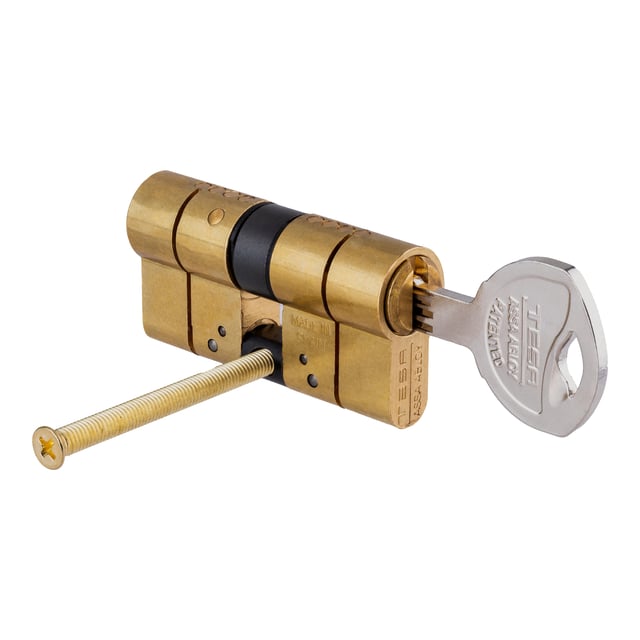 CILINDRO SEGURIDAD ANTIROTURA Y ANTIBUMPING 30 X 50 MM. LATON T70 TESA