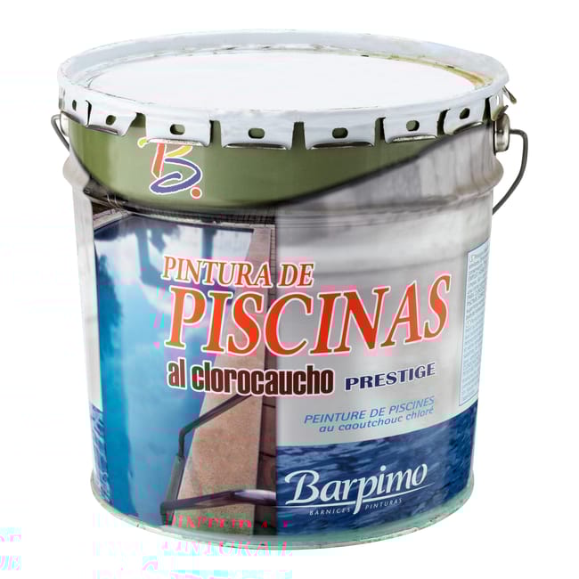 PINTURA PISCINAS AL CLOROCAUCHO BARPIMO 15L AZUL - 1