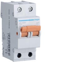 AUTOMATICO 1P+N 2 MODULOS 25A MANETA NARANJA HAGER - 1