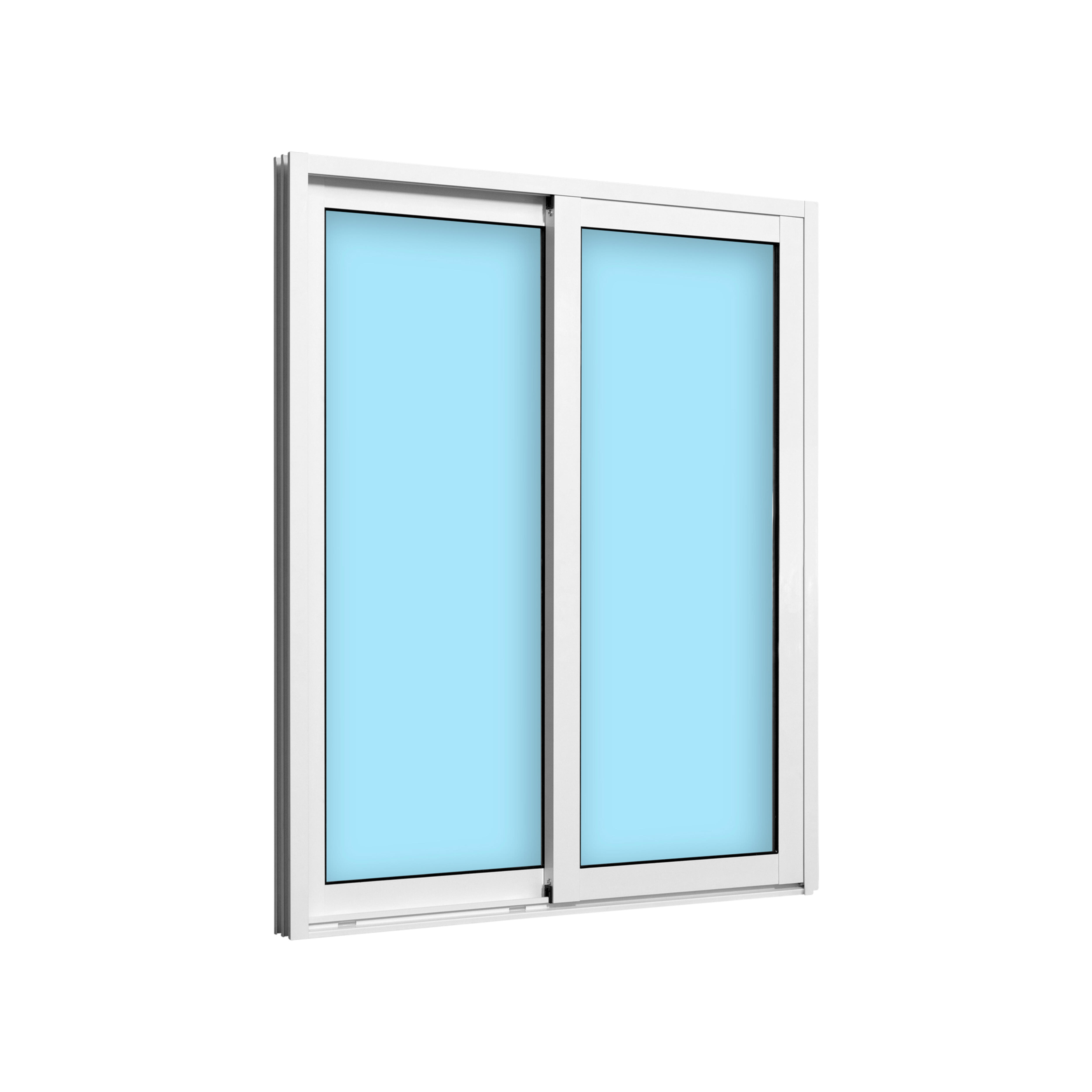 VENTANA ALUMINIO CORREDERA BLANCA 100X120CM - 3