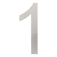 SEÑAL NÚMERO ACERO INOXIDABLE 1UD - 1