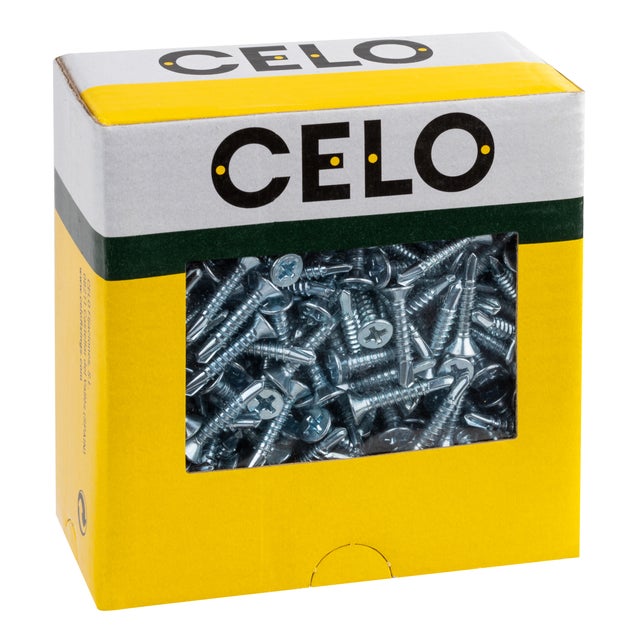TORNILLOS ROSCA CHAPA PARA METAL CINCADOS 3,5X19MM. 500UDS