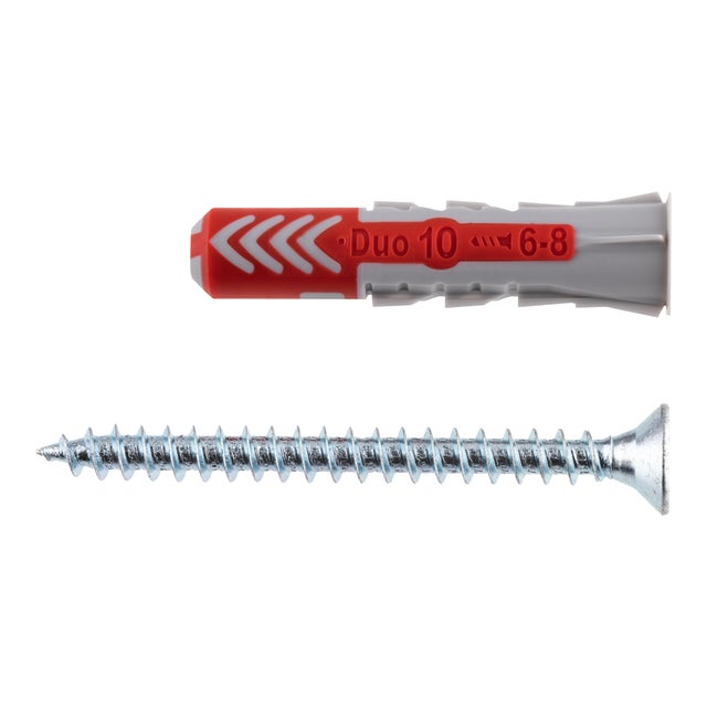 TACO NYLON DUOPOWER UNIVERSAL CON TORNILLO 8 X 40 MM FISCHER.75 UDS