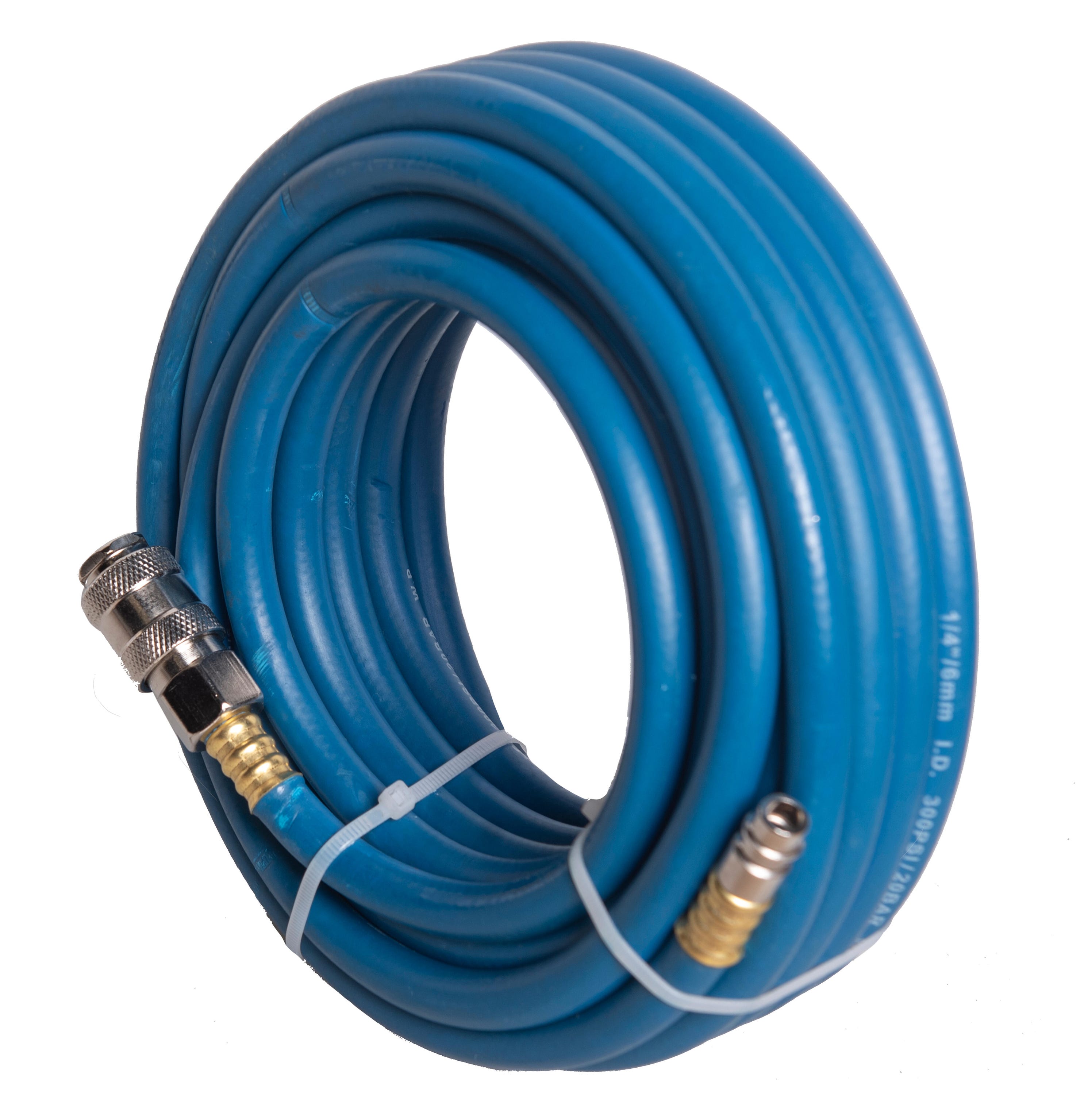 Manguera De Aire Profesional 20 Metros – Diámetro Interior 10 Mm (3/8”), Con Acoplamiento Rápido, Para Compresor Y Herramientas Neumáticas